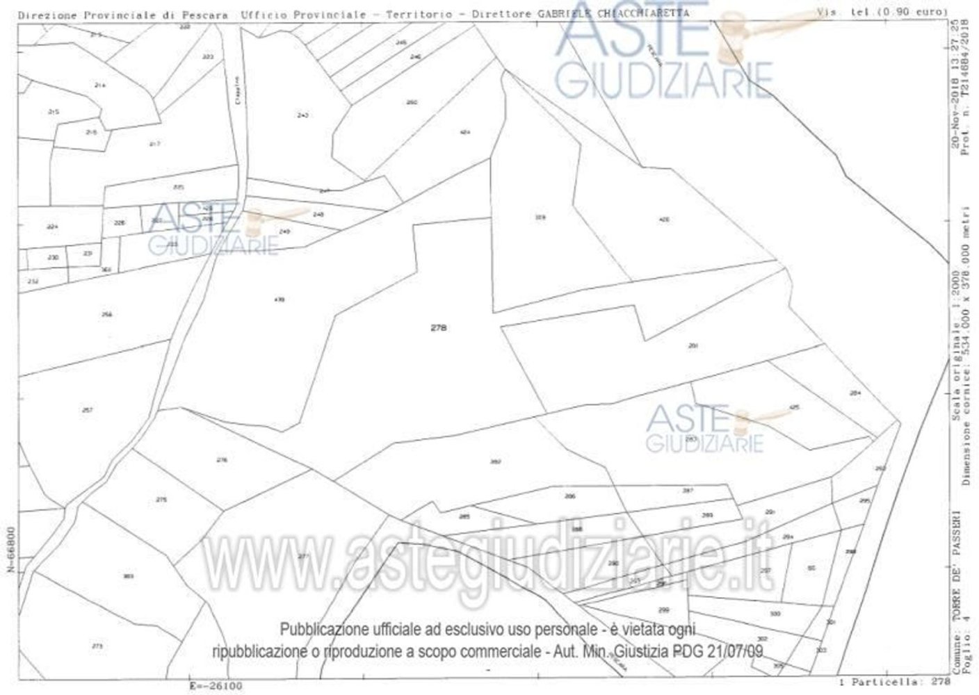 33470m² Land in Scafa, Italy No. 382413