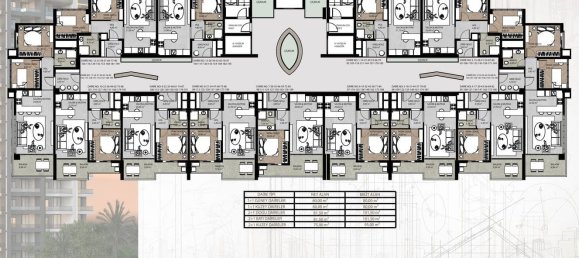 Квартира 1+1 в Мерсин, Турция № 31362 25