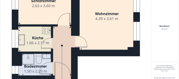 Квартира с 1 спальней в Магдебург, Германия № 227578 10