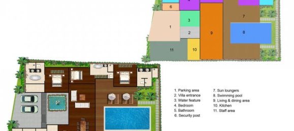 3 chambres villa à louer à Seminyak, Badung, Bali, Indonesia № 3075 14