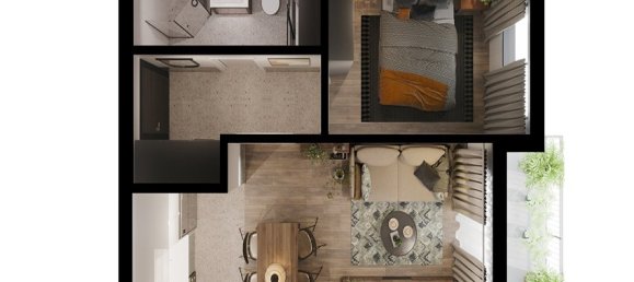 Apartamento en Budva, Montenegro 62 m² No. 56 16