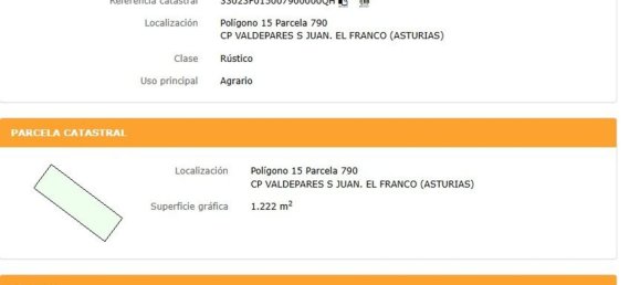 Grundstück in El Franco, Spain 1222m², Nr. 189660 6