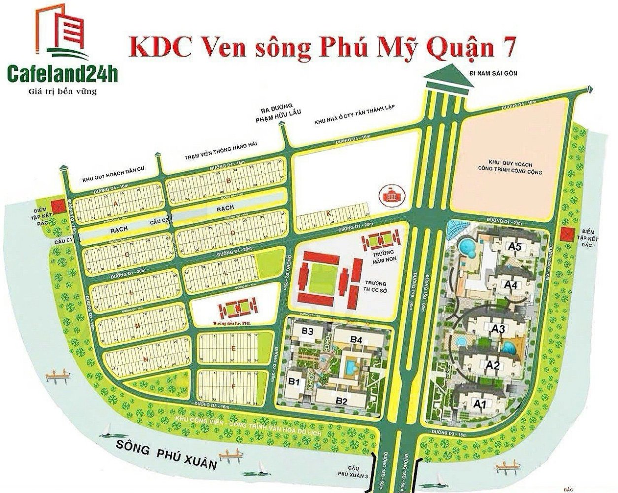 90m² Land in District 7, Vietnam No. 19273