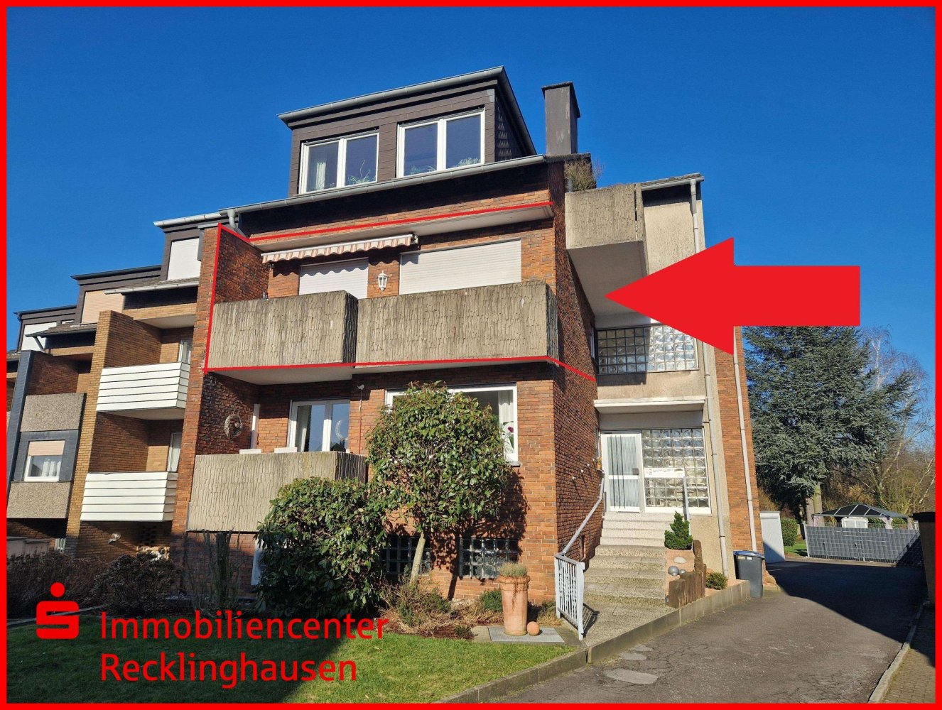 Квартира с 2 спальнями в Рекклингхаузен, Германия № 42914