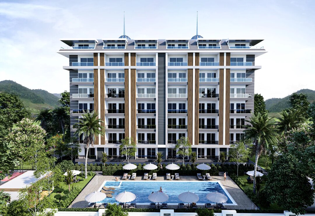 Apartment 1+1 in Alanya, Turkey No. 19867