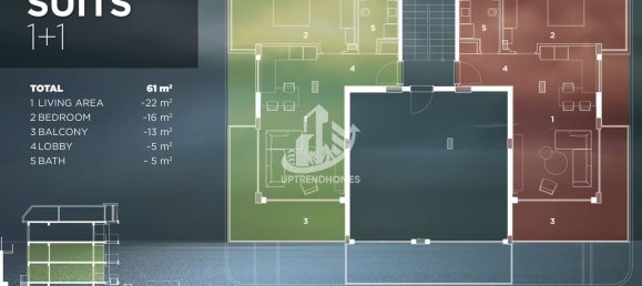 Apartment 1+1 in Alanya, Turkey No. 5120 19