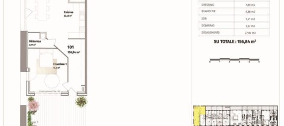 3 Schlafzimmer Wohnung in Mulhouse, France, Nr. 156558 2