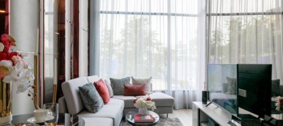 1 Schlafzimmer Doppelhaus in Huai Khwang, Thailand, Nr. 21685 2