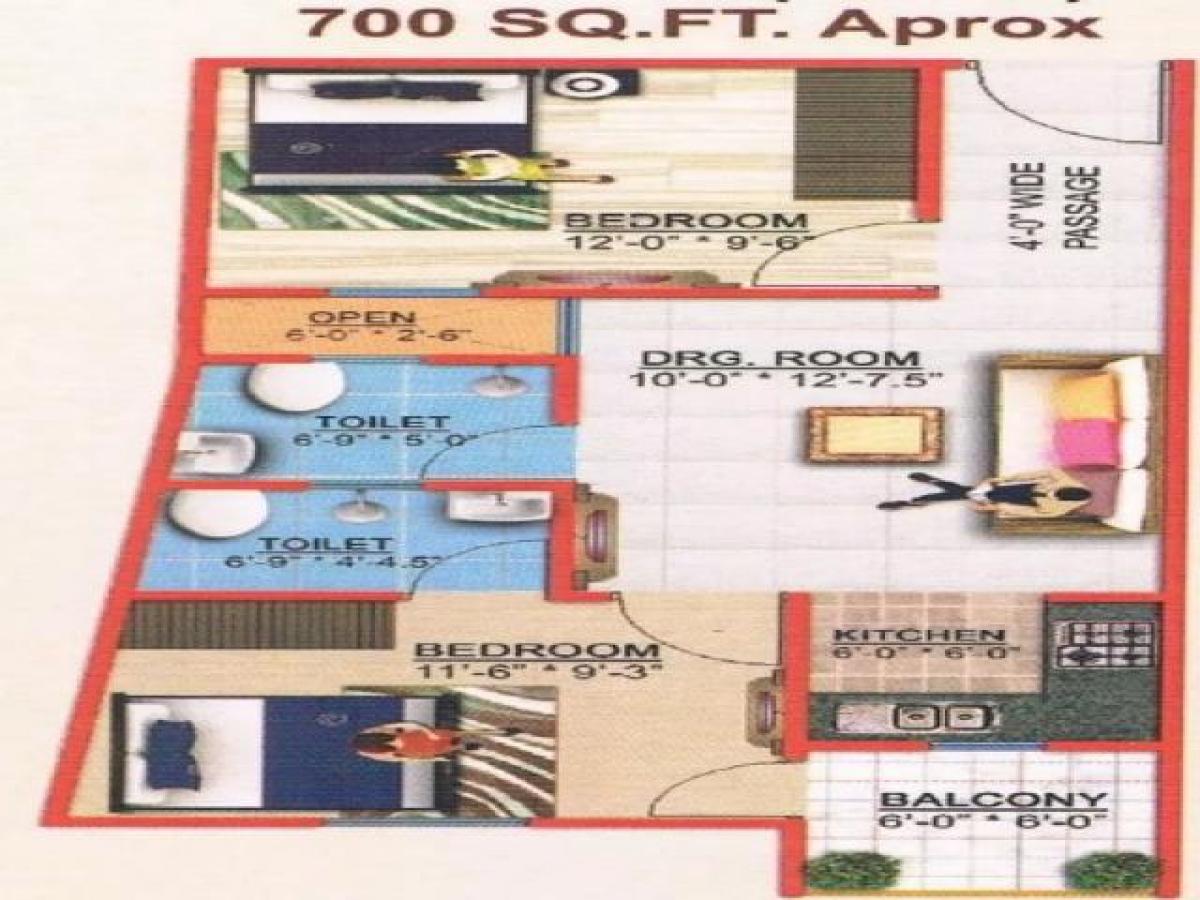 Casa T2 em Noida, India N.º 23007
