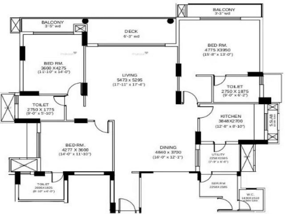 3 bedrooms House in Ghaziabad, India No. 21811
