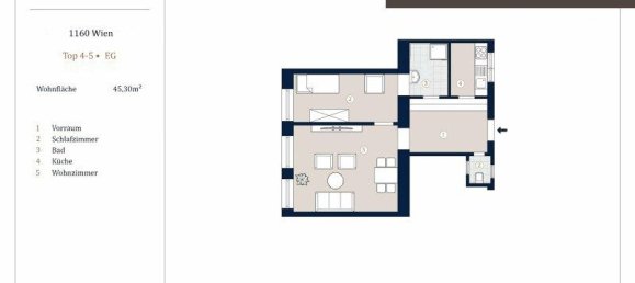 2 rooms Apartment in Ottakring, Austria No. 226346 12