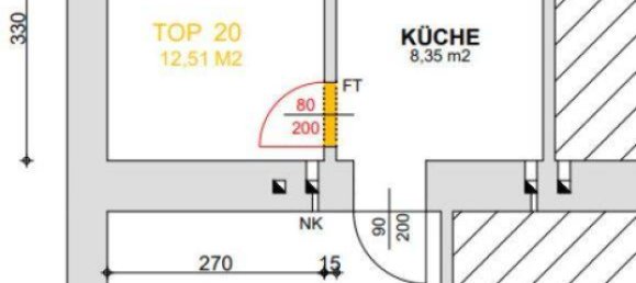 2-Zimmer Wohnung in Favoriten, Austria, Nr. 206411 10