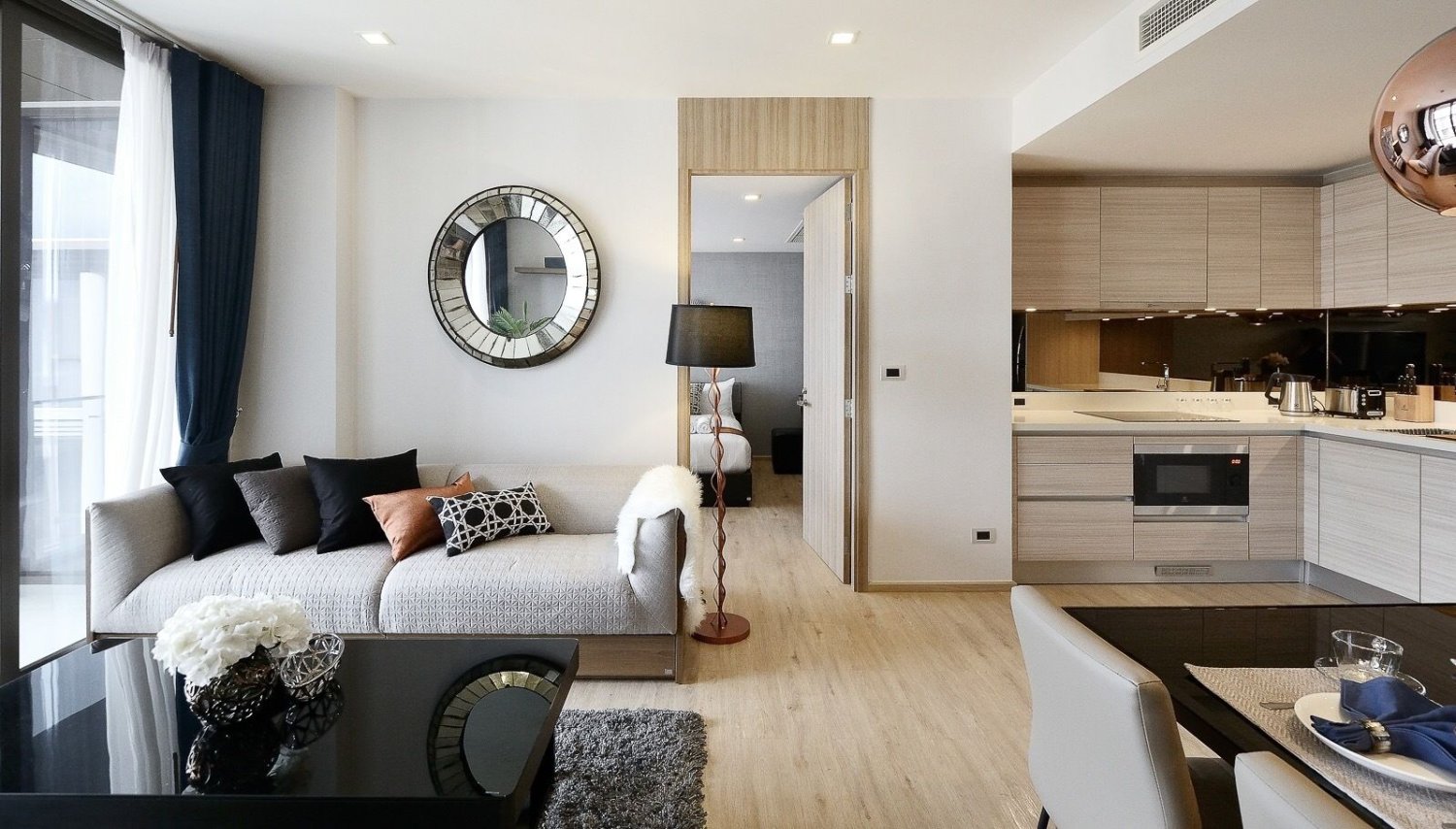 Кондоминиум  с 2 спальнями в Май Кхао, Таиланд № 64181