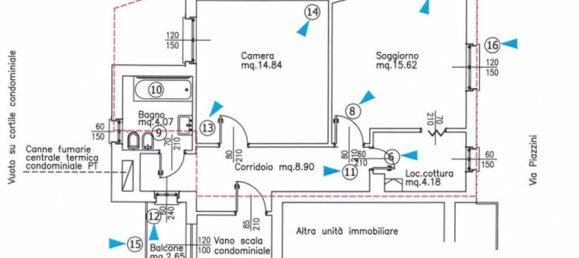 Apartamento de 2 habitaciónes en Ponte San Pietro, Italy No. 185018 28