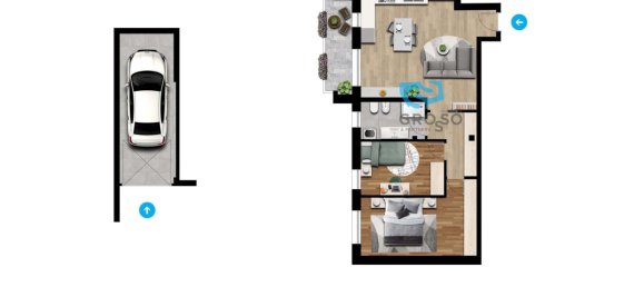 3-salle Appartement à Casier, Italy No. 216640 33