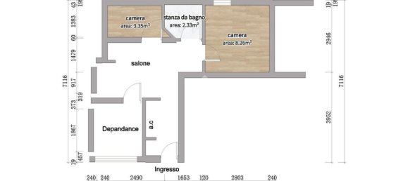 Квартира с 3 спальнями в Марино, Италия № 341124 32
