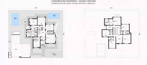 Villa T6 em Al Shamkha, UAE N.º 17245 6