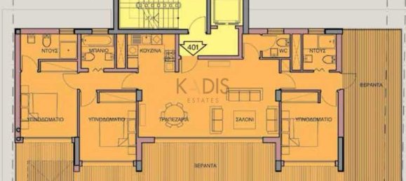 3 Schlafzimmer Penthouse in Mesa Geitonia, Cyprus, Nr. 68062 2