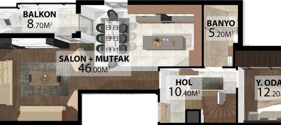 Wohnung 5+1 in Mugla, Turkey, Nr. 33424 18