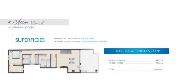 Пентхаус с 3 спальнями в Гуардамар-дель-Сегура, Испания № 6905 8