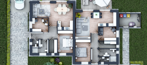 2 غرف نوم بنغالو في County of Bentheim, Germany رقم 286879 3