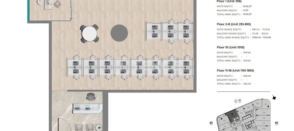 57 m² oficina en venta en Jebel Ali, Dubai, UAE № 184272 14