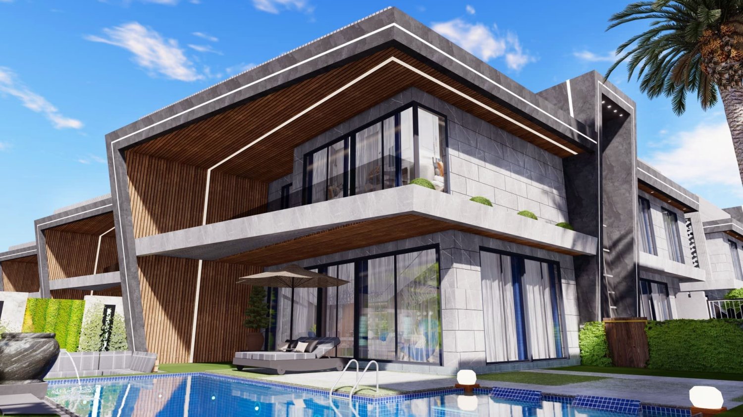 Villa 6+1 in Riva Port Villas Side, Manavgat, Turkey No. 39109