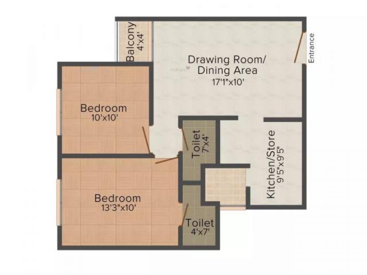 2 bedrooms House in Amdavad, India No. 26352