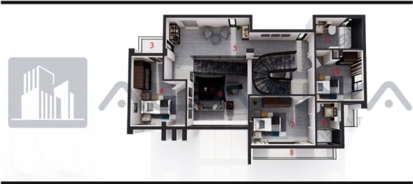 Villa 4+1 in Kargicak, Turkey No. 10335 15