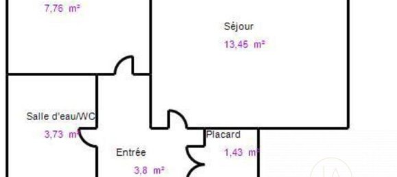 Квартира с 1 спальней в Дижон, Франция № 44229 16
