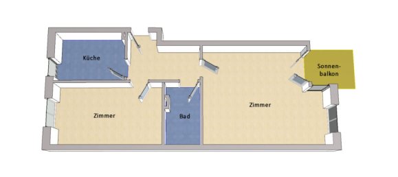2 Schlafzimmer Wohnung in Prenzlauer Berg, Germany, Nr. 88482 13