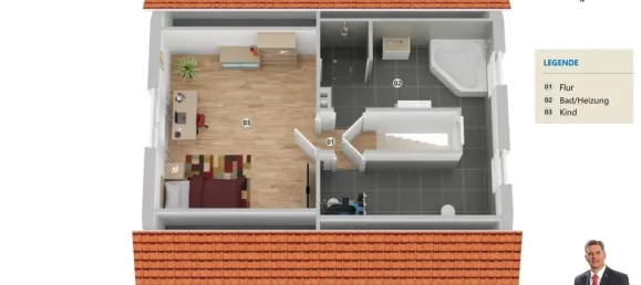 Casa de 3 habitaciónes en Brandenburg, Germany No. 43089 34