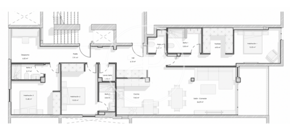 3 bedrooms Apartment in Madrid, Spain No. 160908 5