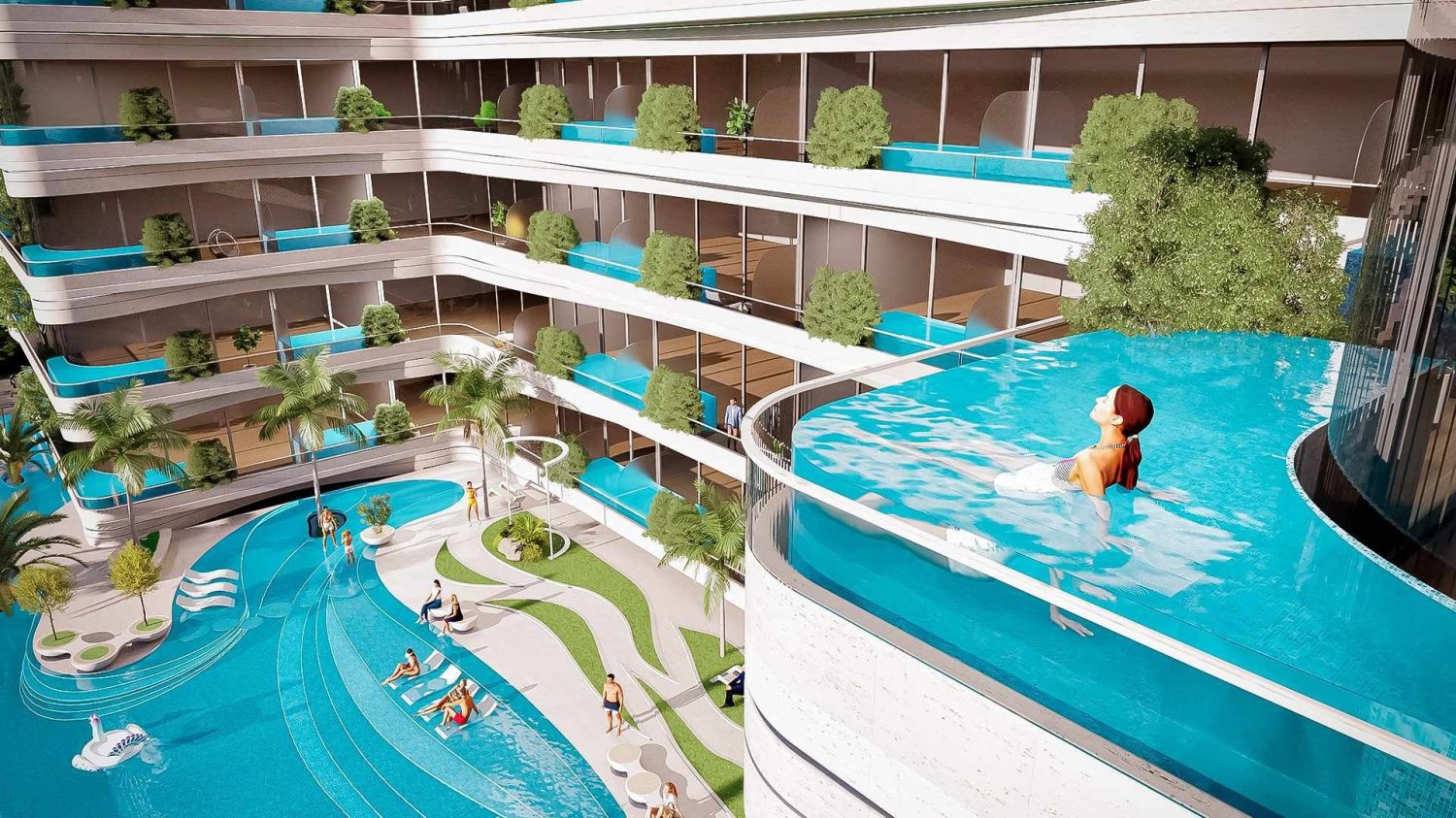 2 chambres Appartement à IVY GARDENS RESIDENCE, Dubai Residence Complex, UAE No. 60491