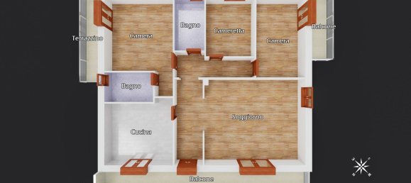 4 bedrooms Apartment in Rome, Italy No. 360064 31