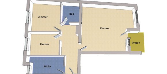 3-Zimmer Wohnung in Charlottenburg, Germany, Nr. 335161 8