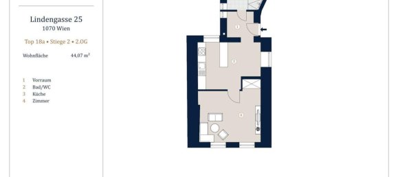 Apartamento de 2 habitaciónes en Neubau, Austria No. 130136 25