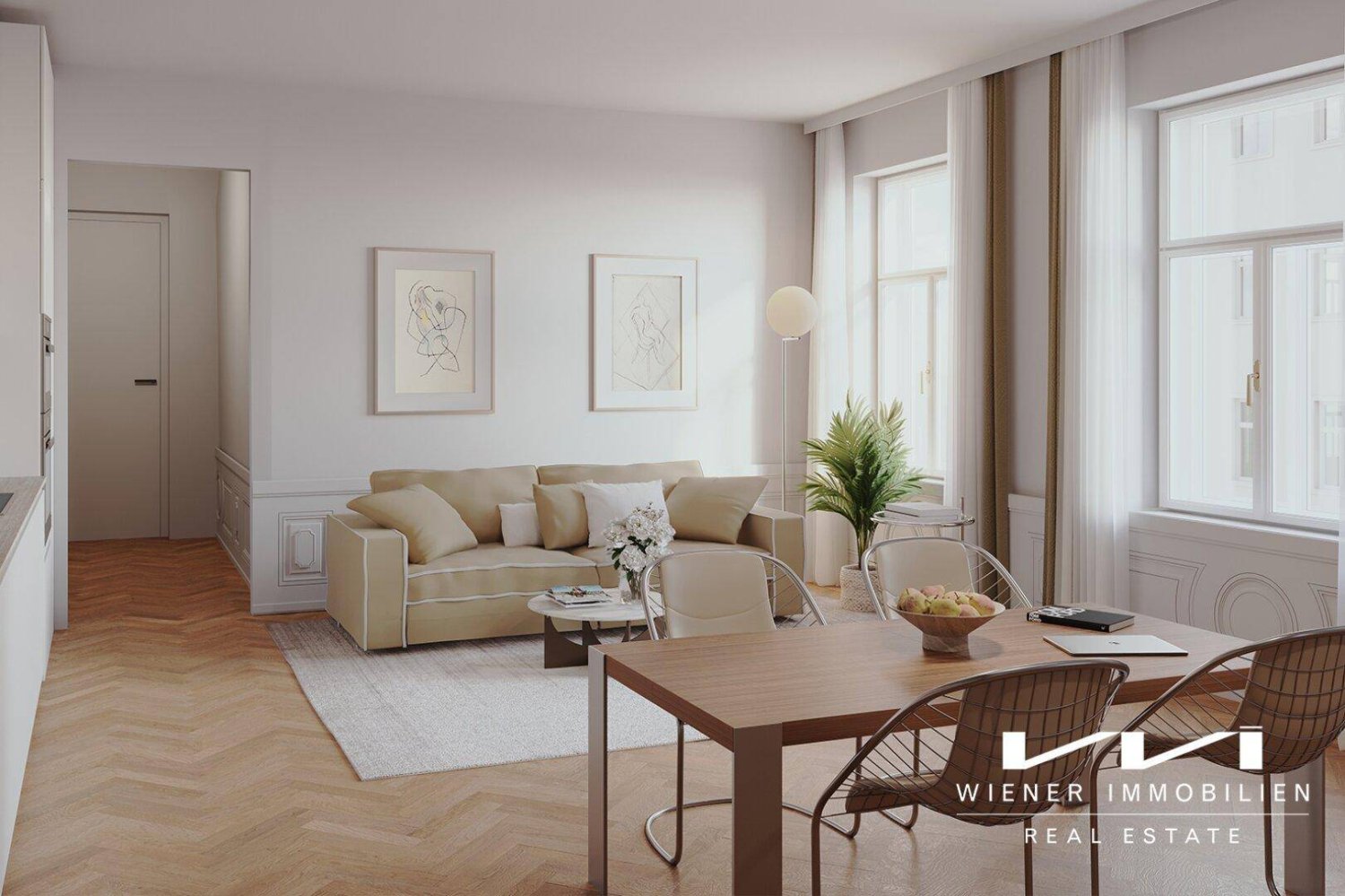 2 rooms Apartment in Wieden, Austria No. 5039