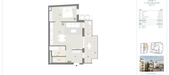 2 rooms Apartment in Wieden, Austria No. 5039 11