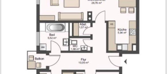 Квартира с 3 комнатами в Блудеш, Австрия № 147490 10