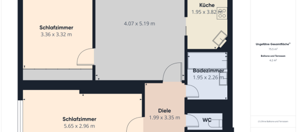Apartamento de 3 habitaciónes en Grieskirchen, Austria No. 243983 21