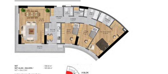 Квартира с 3 комнатами в Бююкчекмедже, Турция № 27863 21