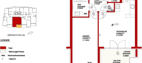 2-Zimmer Wohnung in Wien, Austria, Nr. 34032 19