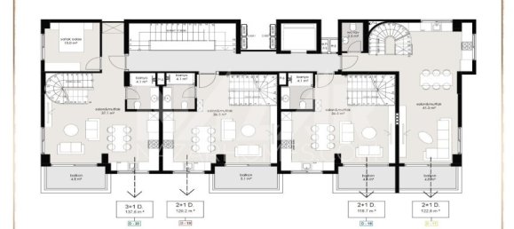 Wohnung 1+1 in Alanya, Turkey, Nr. 14343 20