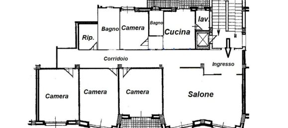 5 rooms Apartment in Cosenza, Italy No. 187124 29