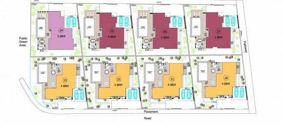 Вилла с 4 спальнями в Пафос, Кипр № 40 7