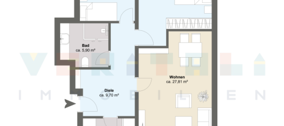2 Schlafzimmer Wohnung in Rhein-Neckar-Kreis, Germany, Nr. 315976 21