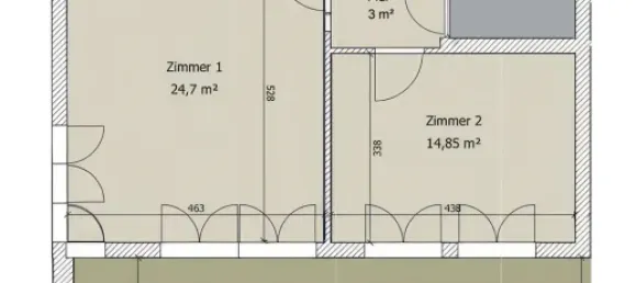 1 غرف نوم بانتهاوس في Hamburg-Mitte, Germany رقم 281537 2