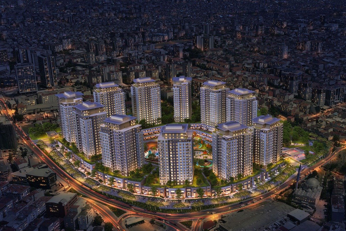 Apartamento de 4 habitaciónes en Istanbul, Turkey No. 48222