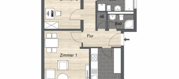 3-Zimmer Wohnung in Würzburg, Germany, Nr. 25807 13
